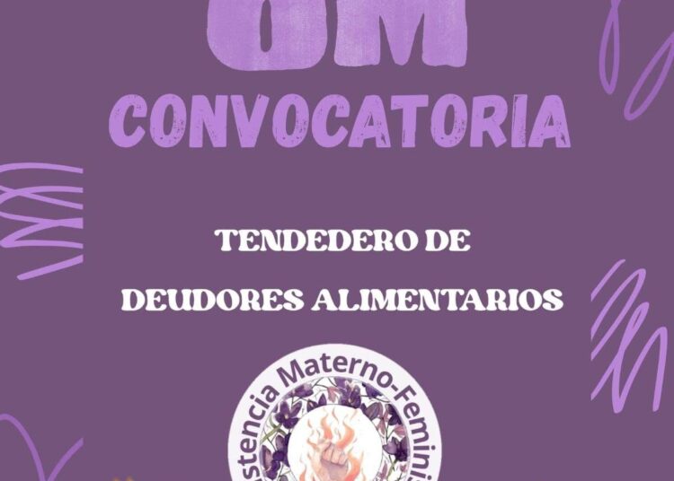 Movimiento feminista exhorta a denunciar a deudores alimentarios