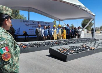 Destruye el Ejército armamento decomisado