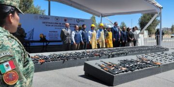 Destruye el Ejército armamento decomisado