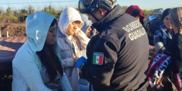 Choca Autobús de Personal de APTIV en Guadalupe; 8 personas lesionadas