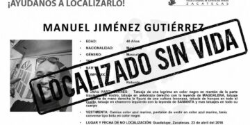 Encuentran a zacatecano sin vida y con signos de tortura en Aguascalientes; tenía ficha de búsqueda