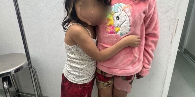 Rescatan a dos niñas que deambulaban en calles de Fresnillo