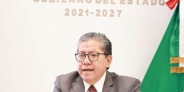 Cuestionado sobre la represión policíaca, David Monreal dice respetar la libertad de expresión