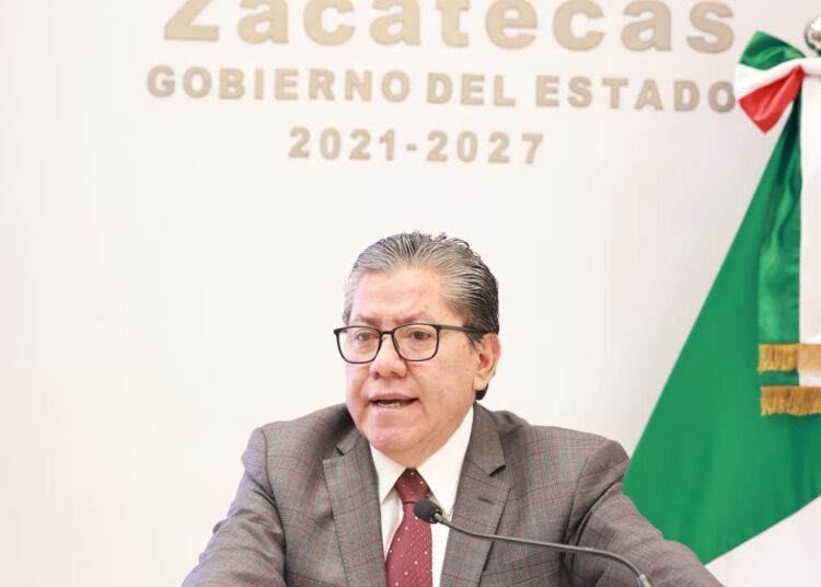 Cuestionado sobre la represión policíaca, David Monreal dice respetar la libertad de expresión