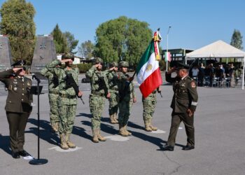 El General Armando Toscano tomó posesión como comandante interino de la XI zona militar