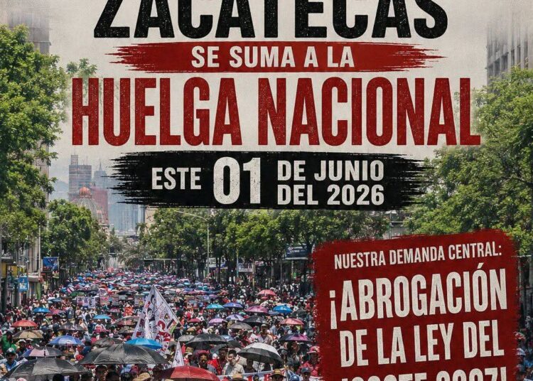 SA partir del 01 de junio la CNTE suspenderá clases en Zacatecas indefinidamente