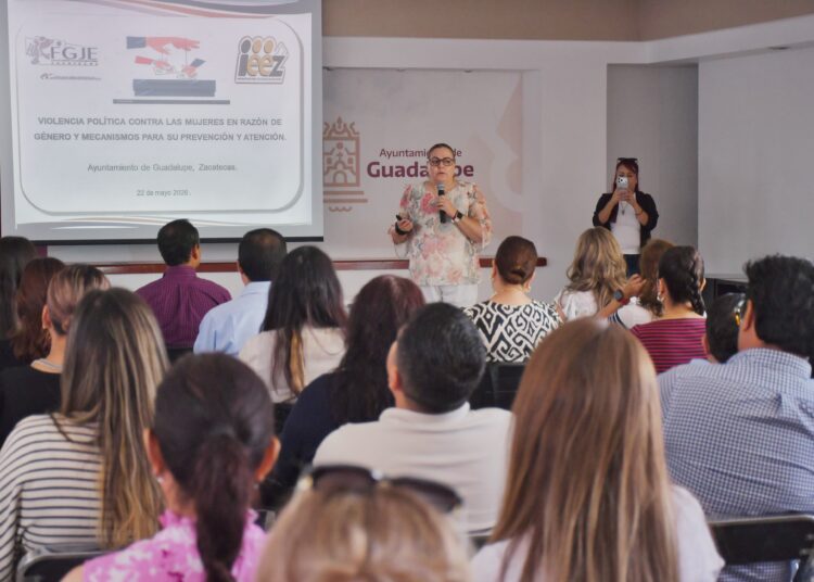 Capacita ayuntamiento Guadalupe para prevenir la violencia política de género