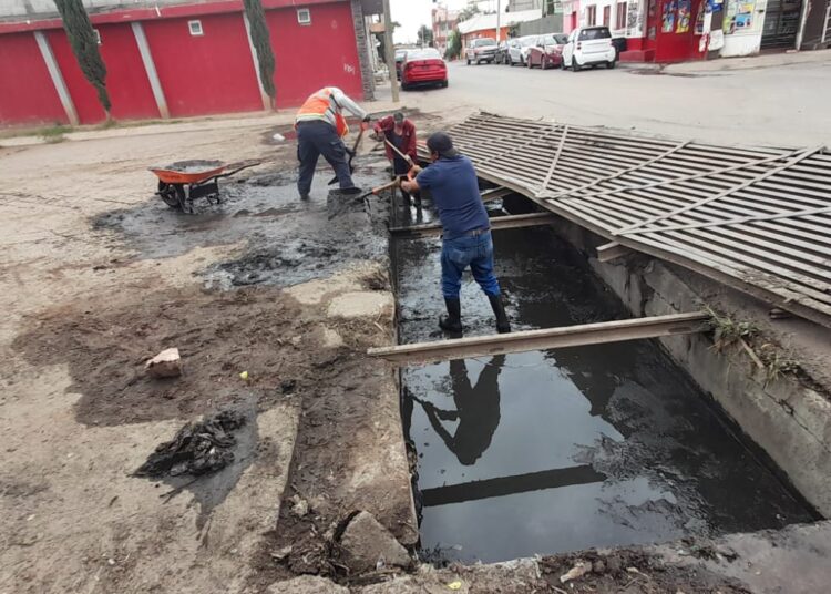 Guadalupe trabaja para evitar encharcamientos e inundaciones en el municipio