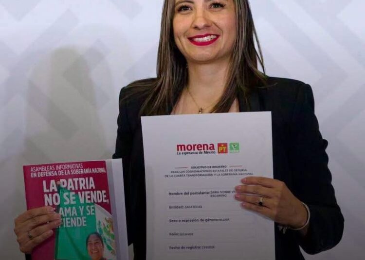 Morena registró a siete aspirantes a la Coordinación de la Defensa de la Transformación en Zacatecas