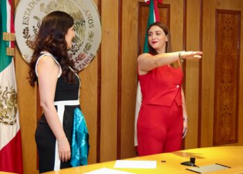 Edna López rinde protesta como diputada federal; ocupará el escaño de Julia Olguín