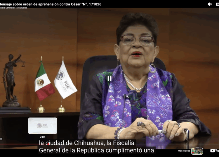 Por traición a la patria, giran orden de aprehensión contra ex Fiscal de Chihuahua