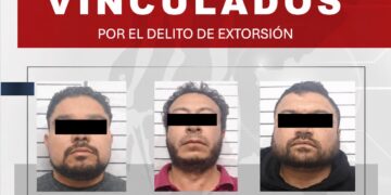 Vinculan a proceso a tres probables extorsionadores