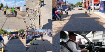 Se refuerzan acciones de bacheo, limpieza y mantenimiento de infraestructura en Guadalupe