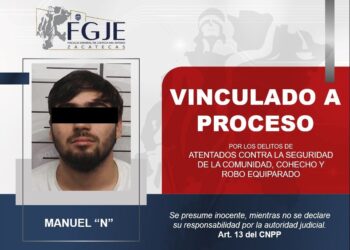 Manuel “N” intentó sobornar con 100 mil pesos a  policías que lo detuvieron en Fresnillo