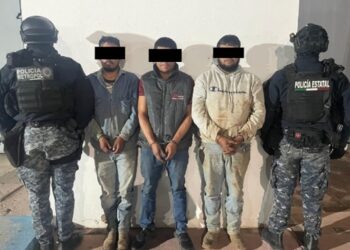 Detienen a tres huachicoleros; dos son de Guanajuato y uno del Edomex