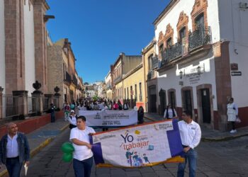 Personas con discapacidad demandan oportunidad para trabajar; marchan en Zacatecas