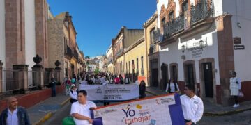 Personas con discapacidad demandan oportunidad para trabajar; marchan en Zacatecas