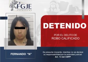 Detienen a ladrón de tiendas OXXO en Zacatecas