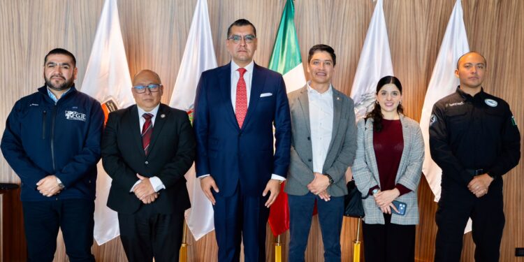 Reunión de empresarios con el Área de Unidad Nacional Antisecuestro y Antiextorsión SSPC